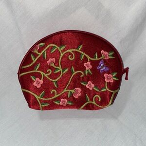 RARE nwot oovoo zippered coin small cosmetic pouch